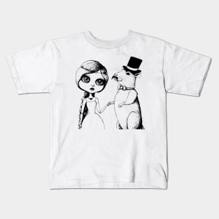 From This Day Forward  - Mr and Mrs Rat (Single Color Version) Kids T-Shirt